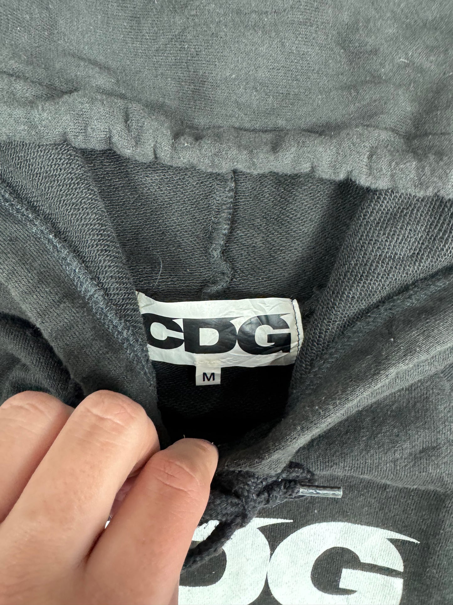 Comme Des Garçon (CDG) Hoodie Black (M)
