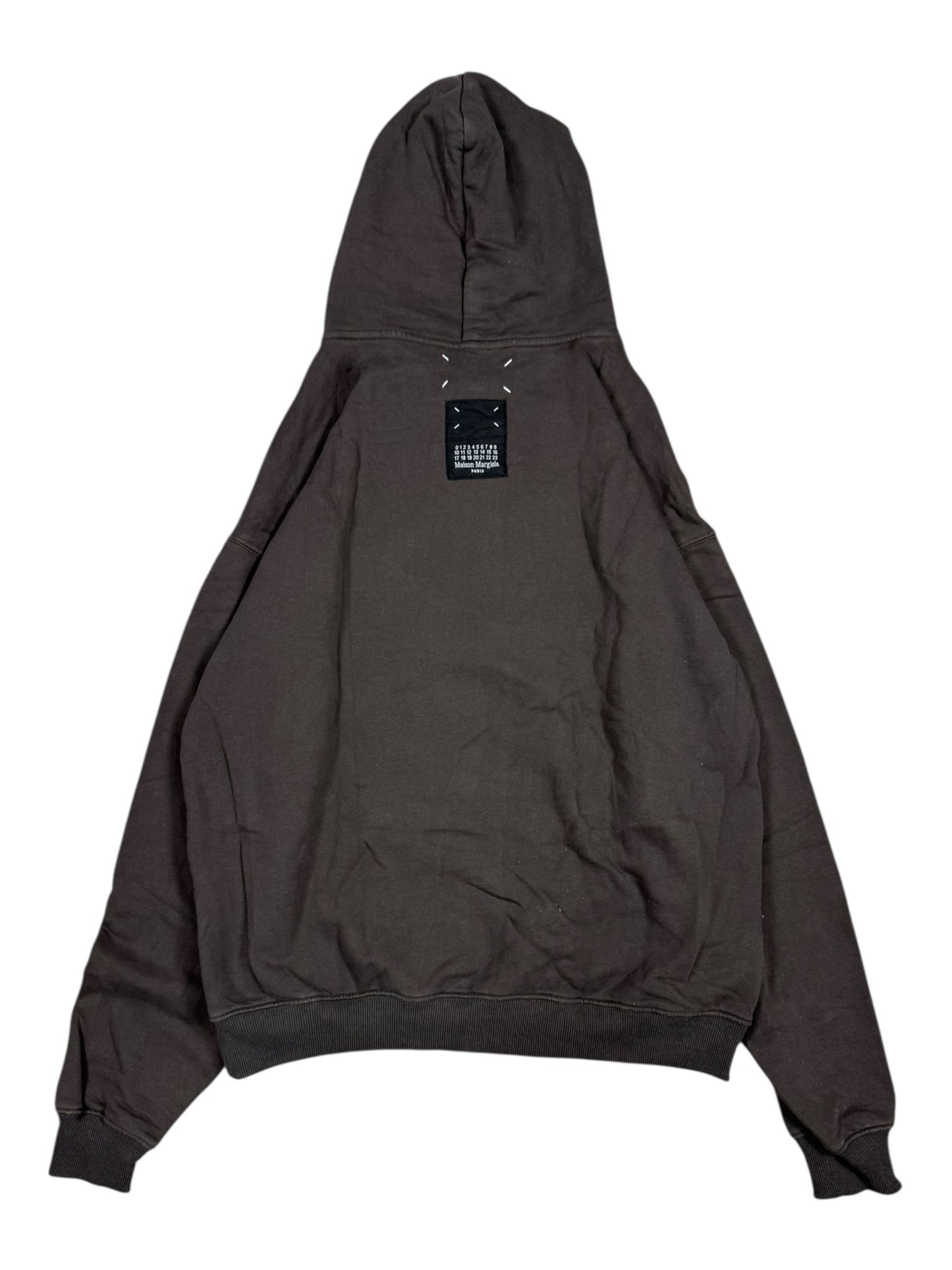 Maison Margiela Paris Numbers Logo Brand Hoodie (L)
