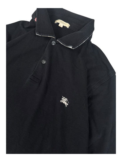 Burberry Long Sleeve Polo Shirt (L)