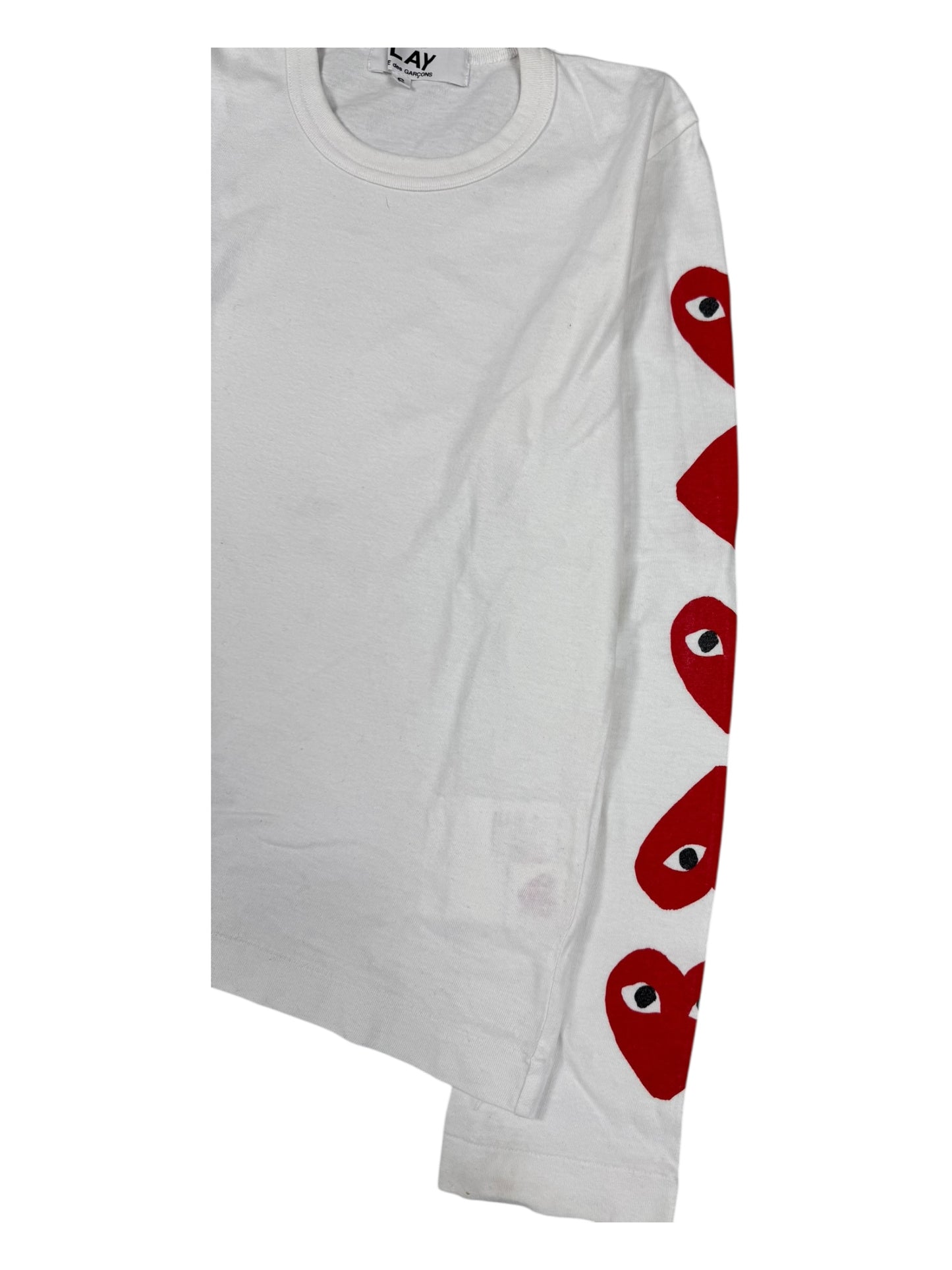 Comme Des Garçons (CDG) Long Sleeve White (S)