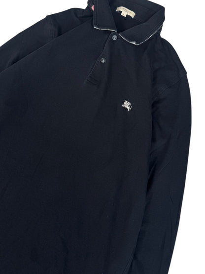 Burberry Long Sleeve Polo Shirt (L)