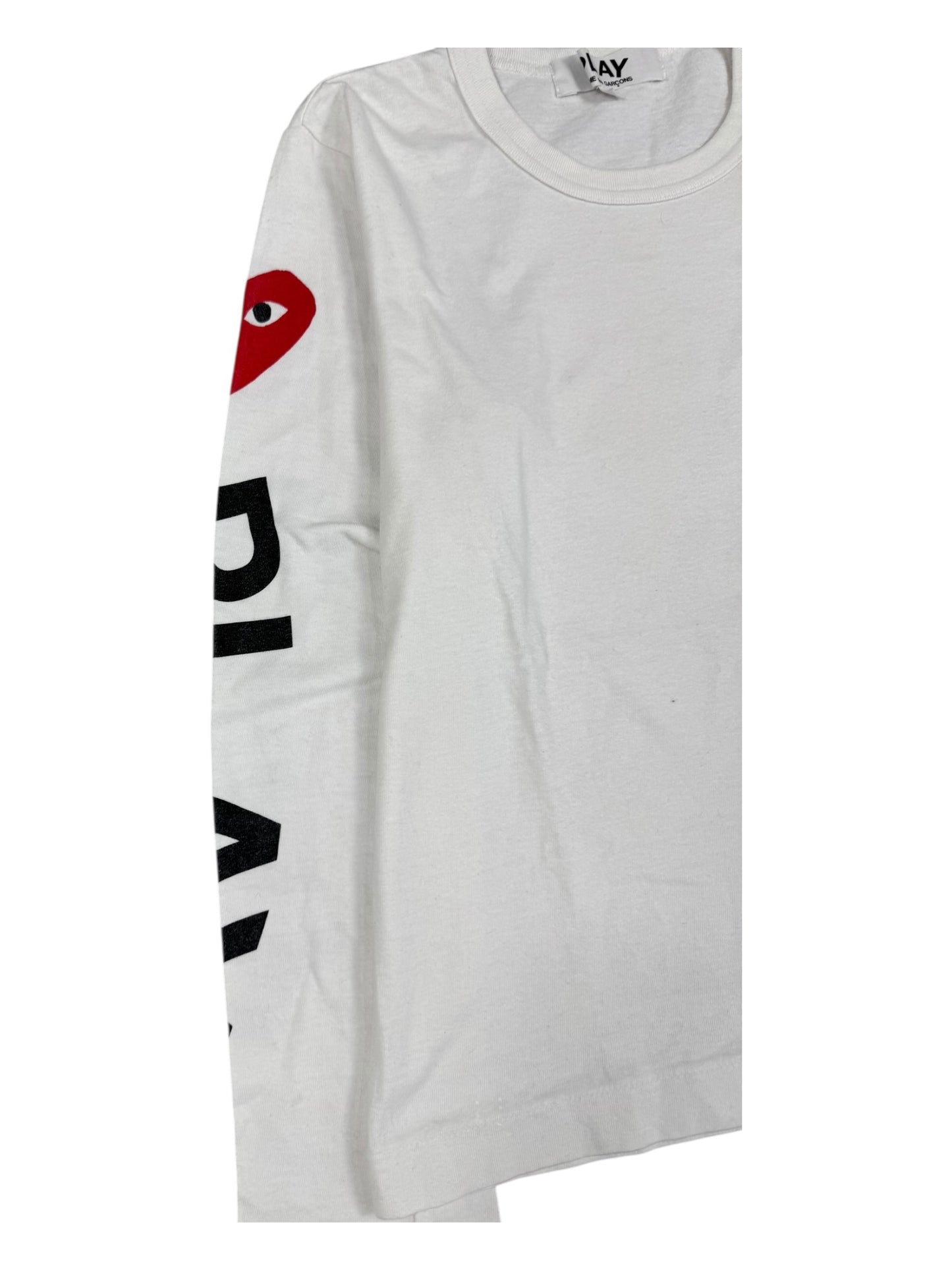 Comme Des Garçons (CDG) Long Sleeve White (S)