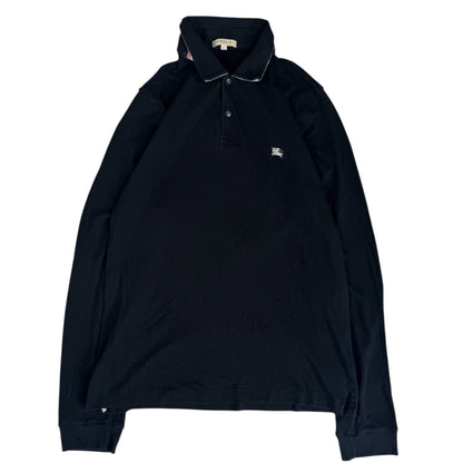 Burberry Long Sleeve Polo Shirt (L)