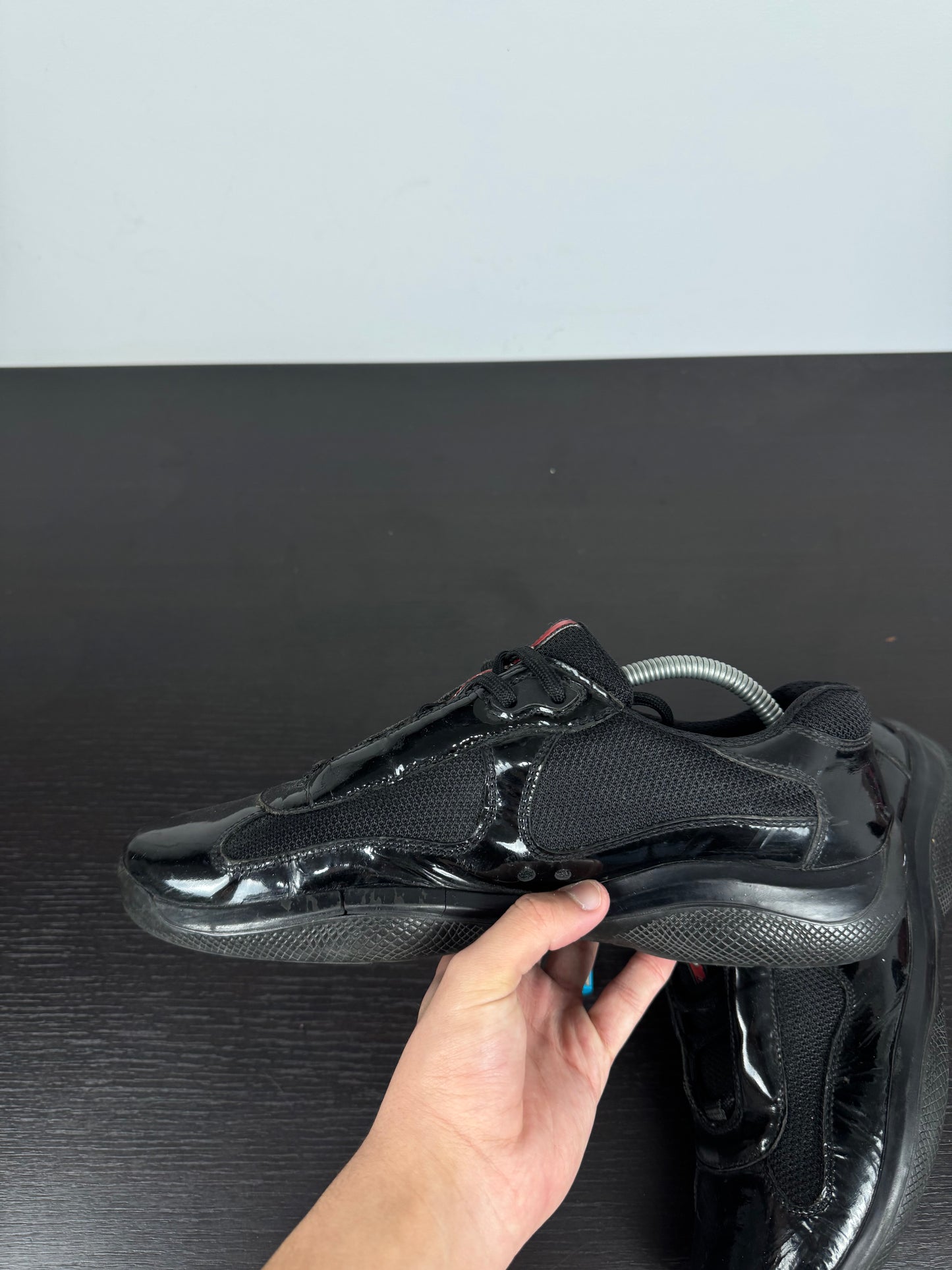 Prada American Cup Black Shiny (43)