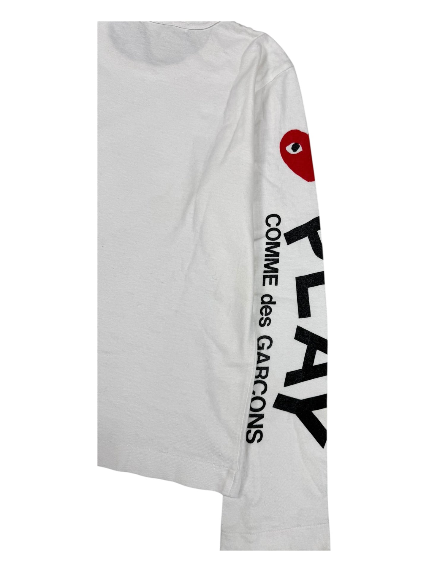 Comme Des Garçons (CDG) Long Sleeve White (S)