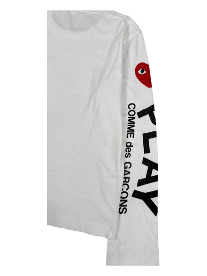 Comme Des Garçons (CDG) Long Sleeve White (S)