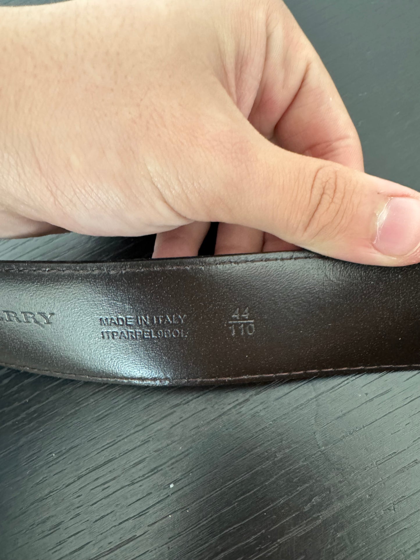 Burberry Classic Monogram Belt