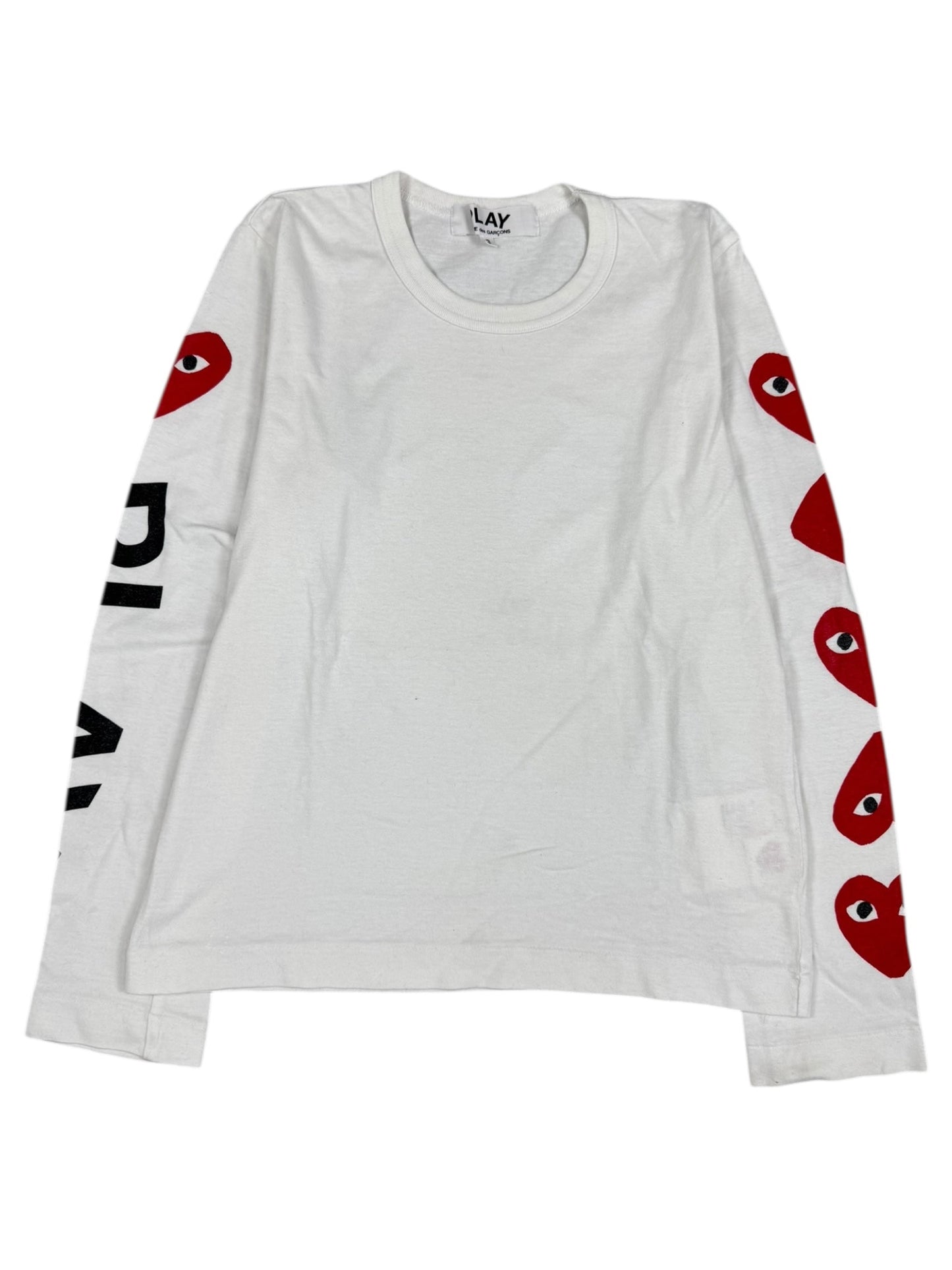 Comme Des Garçons (CDG) Long Sleeve White (S)