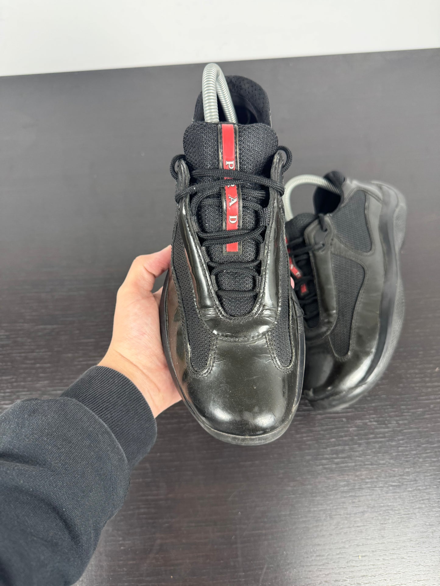Prada American Cup Black Shiny (40)
