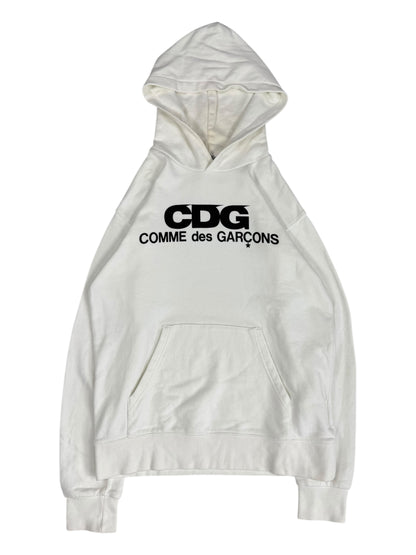 Comme Des Garçon (CDG) Hoodie White (L)