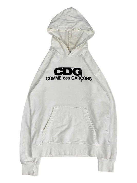 Comme Des Garçon (CDG) Hoodie White (L)