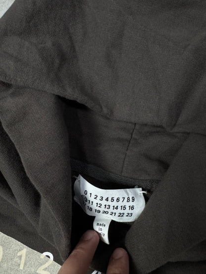 Maison Margiela Paris Numbers Logo Brand Hoodie (L)